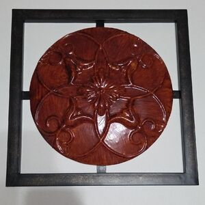 Source Unknown Rustic Brown and Black Wall Art